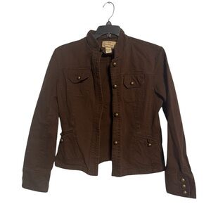 Brown Denim Jacket- New Directions